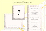 Parii Modern Wedding Stationery, an Invitation Template by Uno Bello Design Studio (Thumbnail 4 of 5)