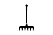 Yard Rake Silhouette Assortment, an Object Graphic by Designs_River (Thumbnail 3 of 3)