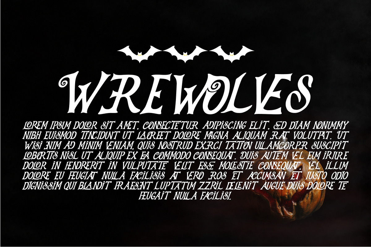 Halloween Emotions Font, a Serif Font by 177Studio (Photo 6 of 8)