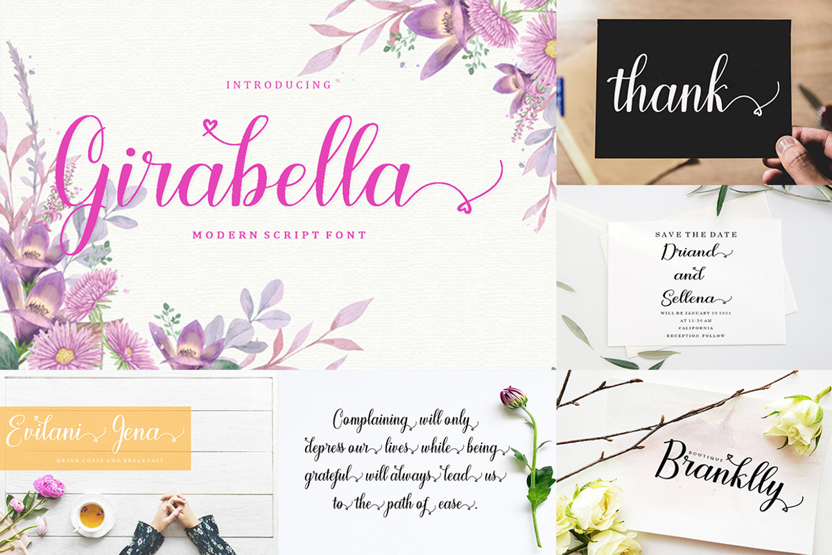 All Type Collection Font Bundle, a Script Font by Bosstype Studio (Photo 29 of 45)