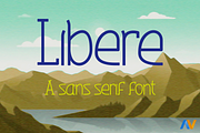 Libere, a Sans Serif Font by Wakoletras (Thumbnail 1 of 3)
