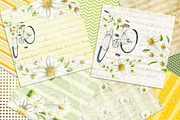 DAISY DIGITAL PAPER PACK, a Pattern Graphic by rusticmelody (Thumbnail 2 of 2)