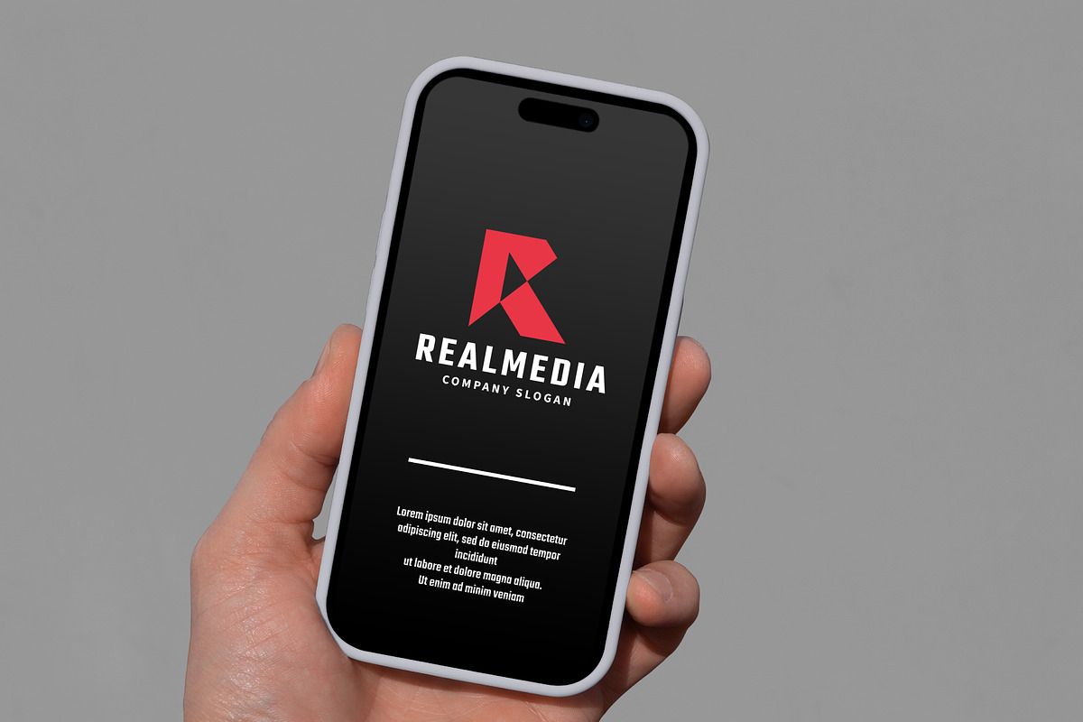 Real Media Letter R Logo, a Branding & Logo Template by Design_Planet (Photo 2 of 2)