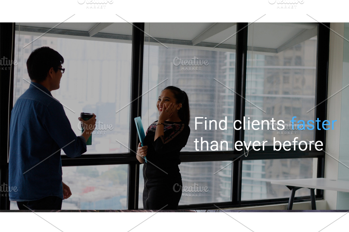 Cloud Software Website PSD Template, a Landing Page Template by NeptuneDesign (Photo 2 of 8)