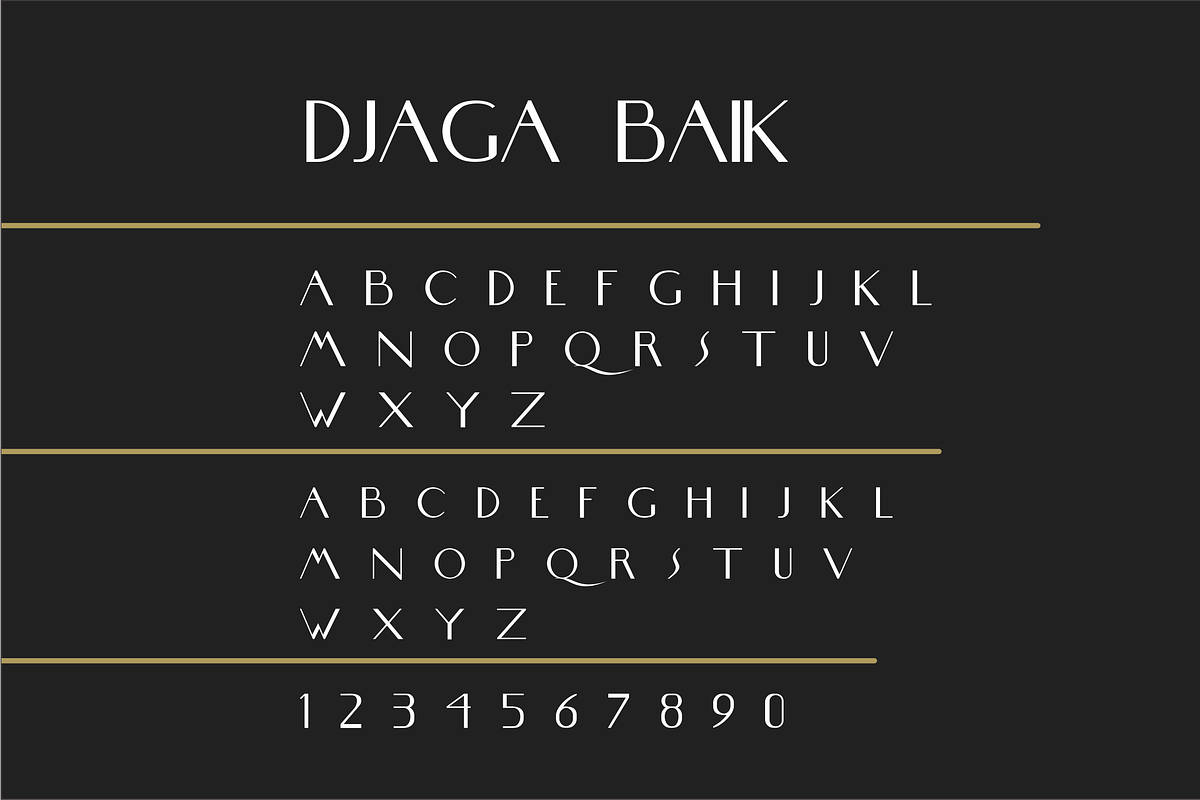 DJaga Baik (A classy Grotesque Sans) preview 5