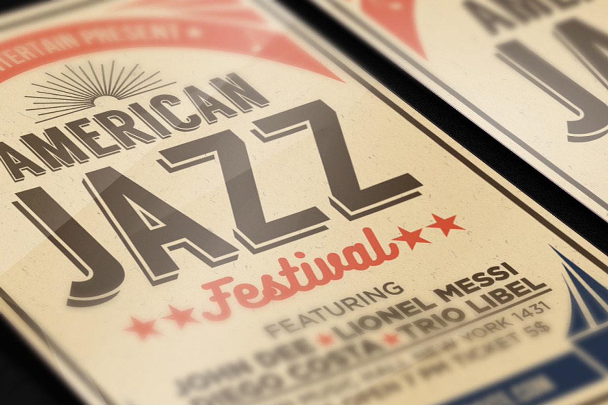 American Jazz Festival, a Flyer Template by Muhamad Iqbal hidayat (Photo 3 of 4)