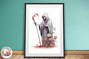 Watercolor Grim Death Reaper, an Object Graphic by Negarin Digital Art (Thumbnail 7 of 11)