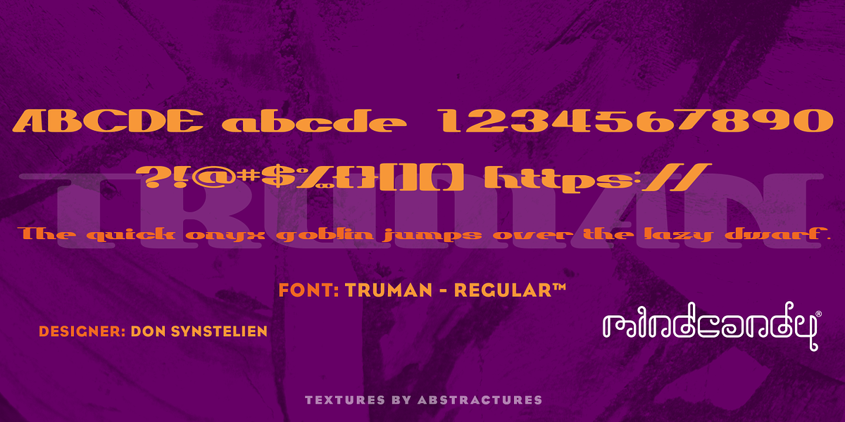 Trumen™, a Serif Font by MINDCANDY (Photo 1 of 5)