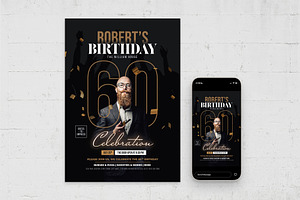 Birthday Party Flyer Template