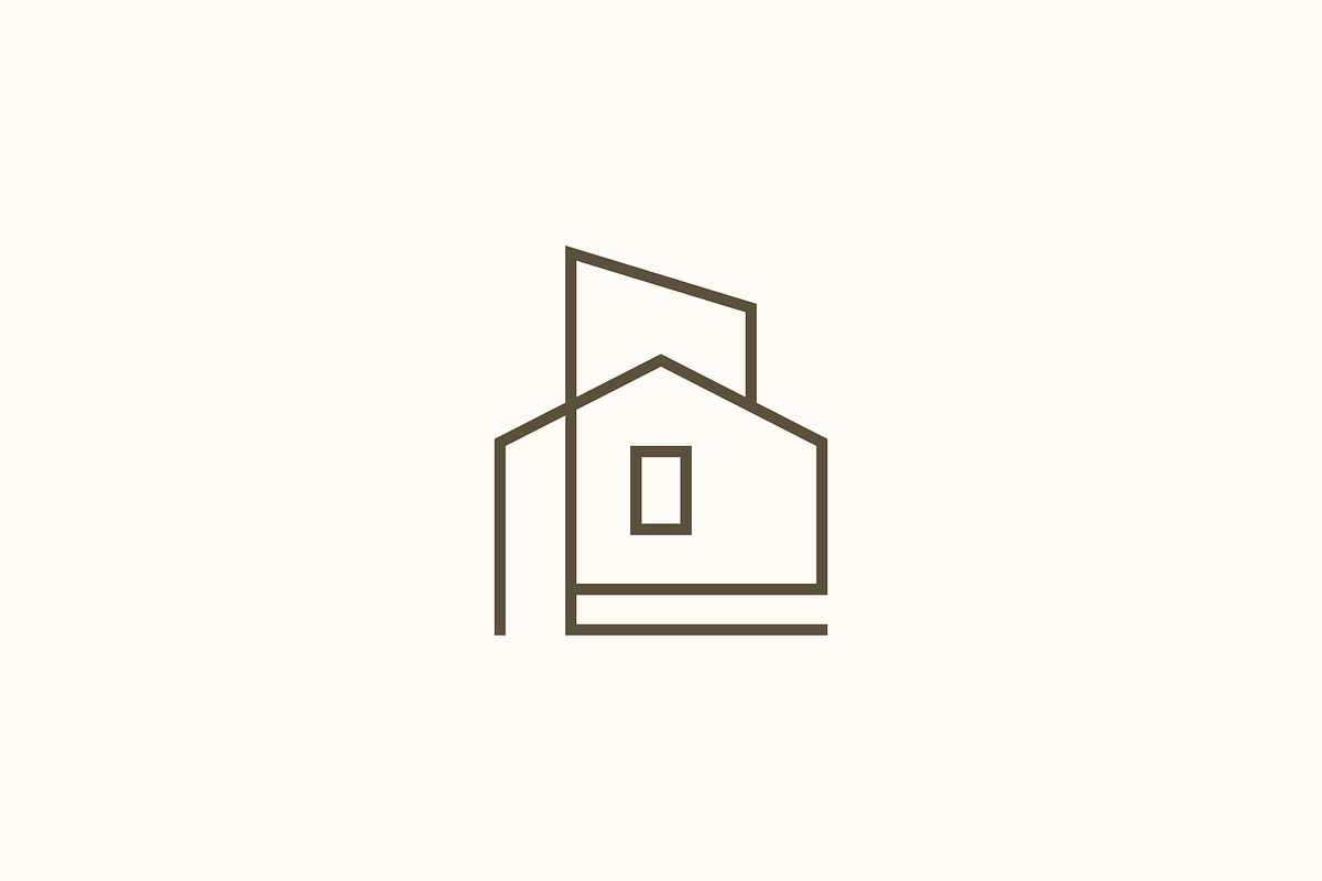 Real Estate Modern Minimal Logo, a Branding & Logo Template by Your Choice Art