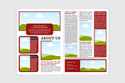 Christmas Newsletter Template, a Stationery Template by MNT-Creator (Thumbnail 3 of 3)