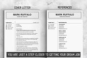 Minimalist RESUME Template CV, a Resume Template by LevelUpResume (Thumbnail 5 of 5)