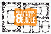Vintage Frame Laser Cut Files, an Illustration by hafijul (Thumbnail 1 of 9)
