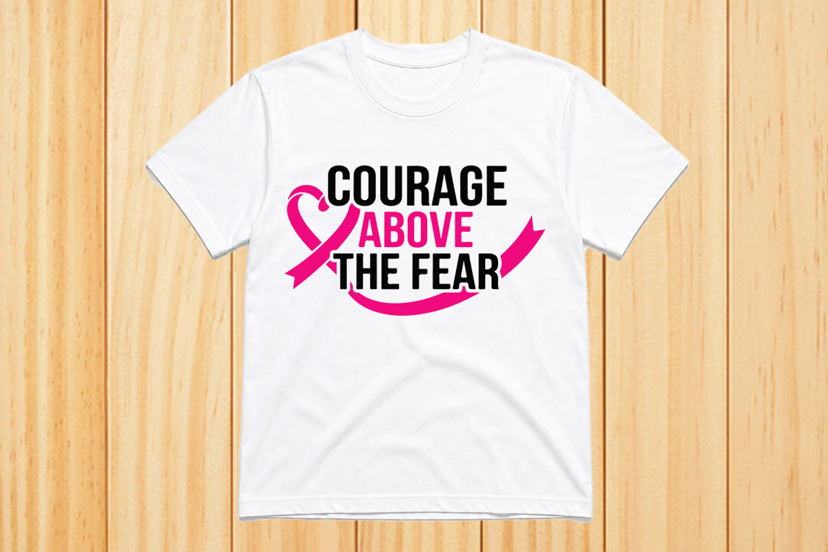 Breast cancer awareness T-shirt, an Object Graphic by hafijul (Photo 1 of 3)