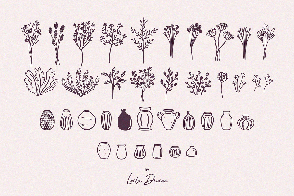 Cozy Autumn Hand Drawn Collection, a Seasonal Illustration by Leila Divine (Photo 14 of 29)
