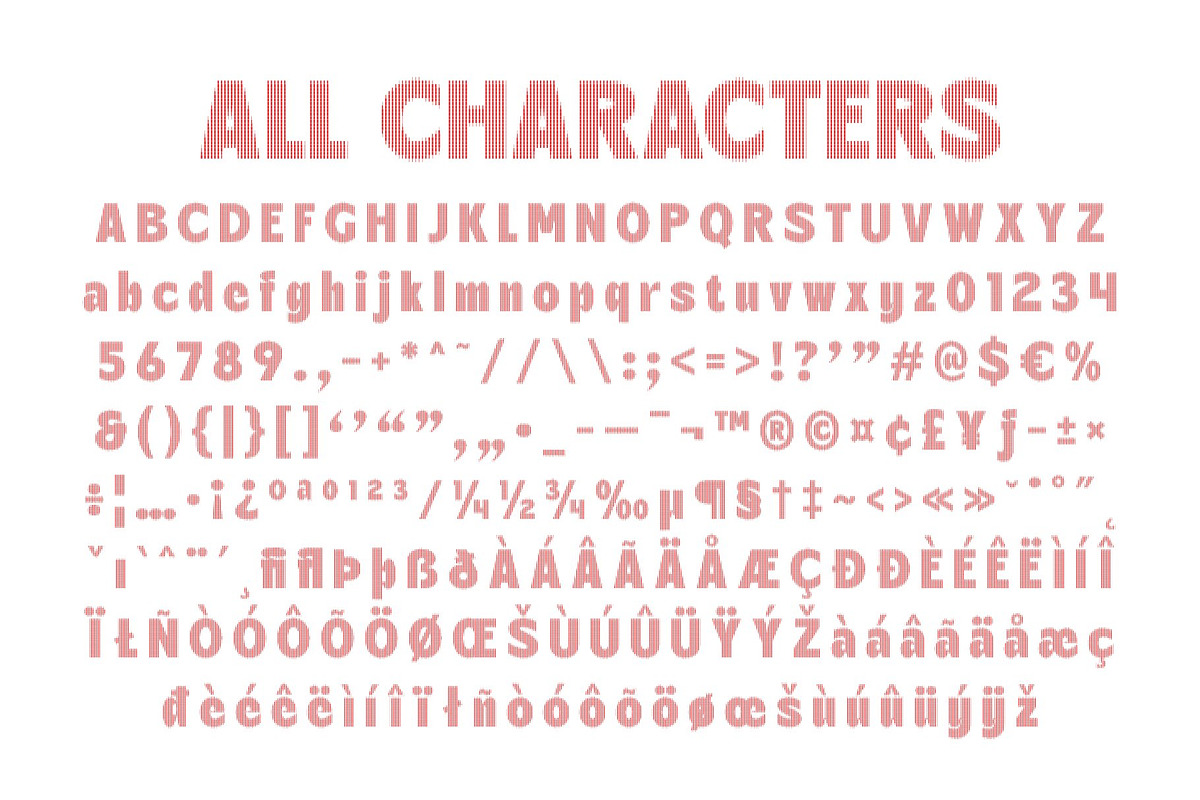Bengal Slitscan, a Sans Serif Font by Craft Supply Co. (Photo 8 of 8)