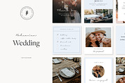 Bohemian Wedding Social Pack, a Social Media Template by January Made Design (Thumbnail 1 of 5)