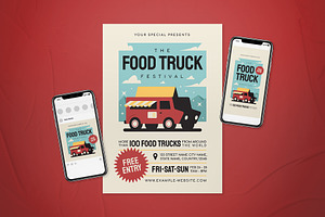 Food Truck Flyer Set