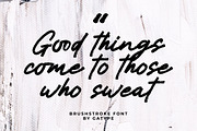 Brushstroke, a Handwritten Font by Gatype (Thumbnail 2 of 7)