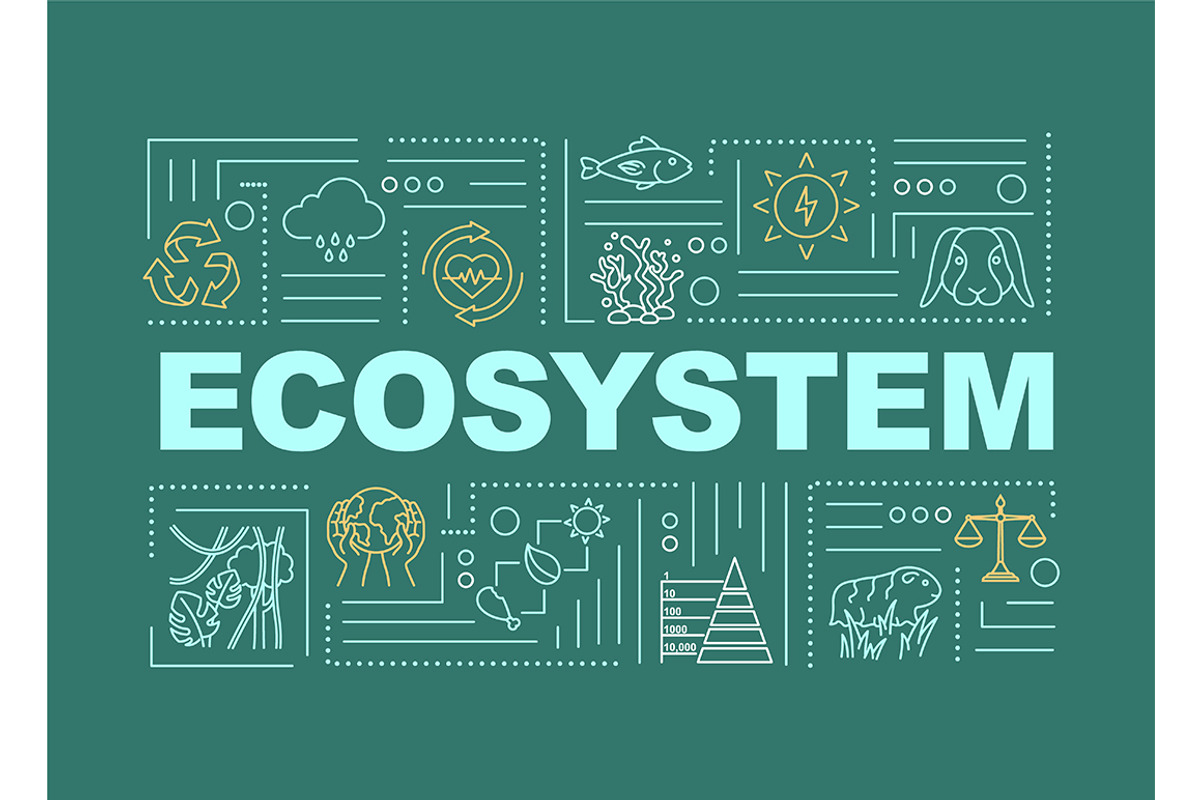 Ecosystem, biodiversity banner, a Templates & Theme by IMG visuals icons