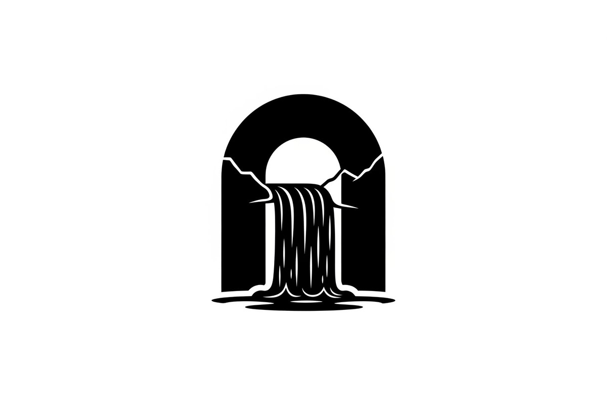 Waterfall Arch Landscape SVG Bundle, an Illustration by jahid234 (Photo 14 of 31)