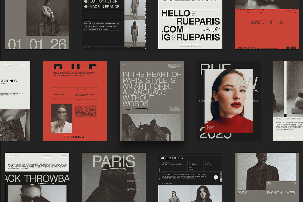 RUE | Social Media Kit, a Social Media Template by Studio Standard (Photo 4 of 12)