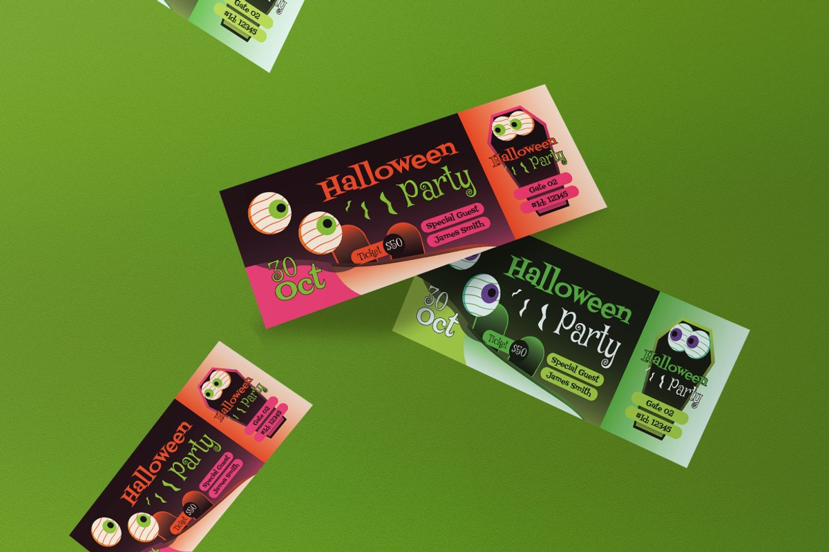 Halloween Party Ticket preview 3