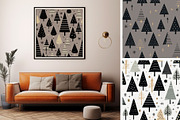 14 seamless minimalism Christmas, a Pattern Graphic by ARTOZEN DIGITAL (Thumbnail 9 of 14)