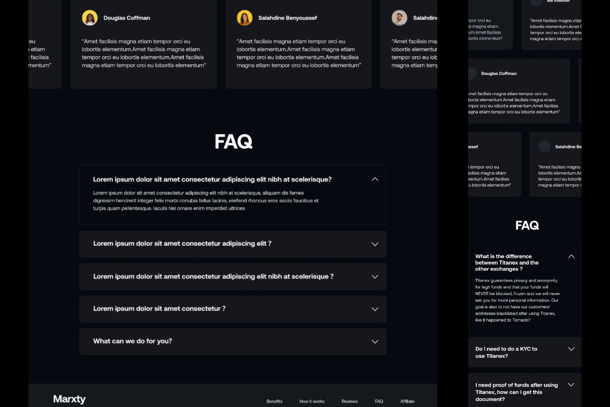 Marxty - Cryptocurrency UI KIT, an UI Kit Template by ArtGalaxy (Photo 4 of 4)
