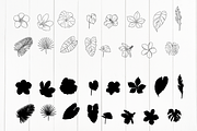 Tropical Vibes Lettering Pack, an Object Graphic by Digitaliya (Thumbnail 10 of 11)