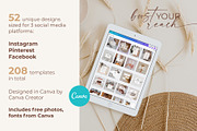 Reminders Canva Templates BUNDLE, a Social Media Template by ilonitta (Thumbnail 2 of 14)