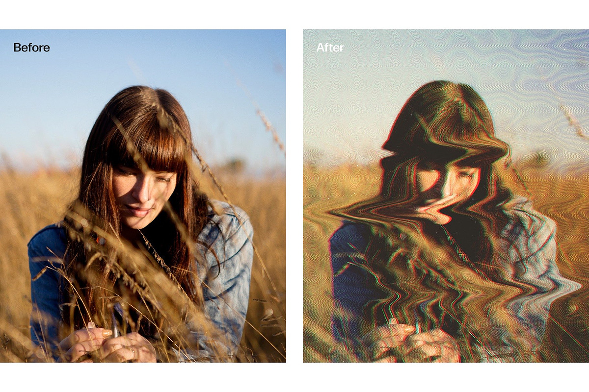 Analog TV Flicker Photo Effect, a Layer Style Add-On by DesignerCandies