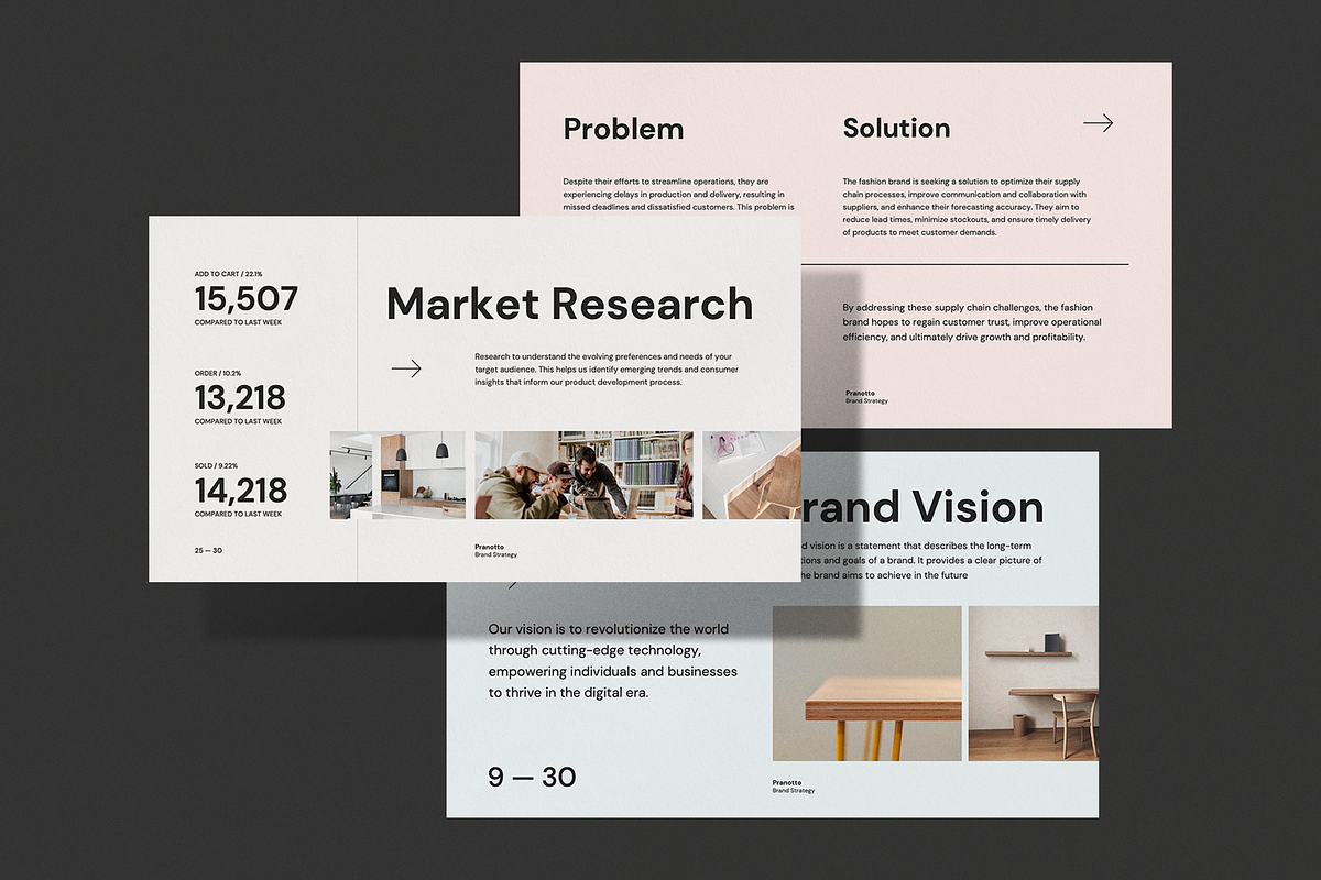 Pranotto Brand Strategy - Powerpoint, a Presentation Template by Surotype (Photo 3 of 10)