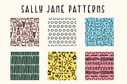 Sally Jane San Serif Font Trio, a Sans Serif Font by On the Mark Designs (Thumbnail 4 of 10)