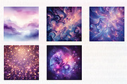 Luminous Purple Seamless Digital Pap, an Illustration by CreationArt (Thumbnail 2 of 4)