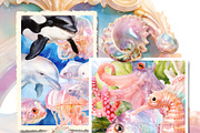 Sea collage creator, an Object Graphic by TheCuteShop (Thumbnail 10 of 10)