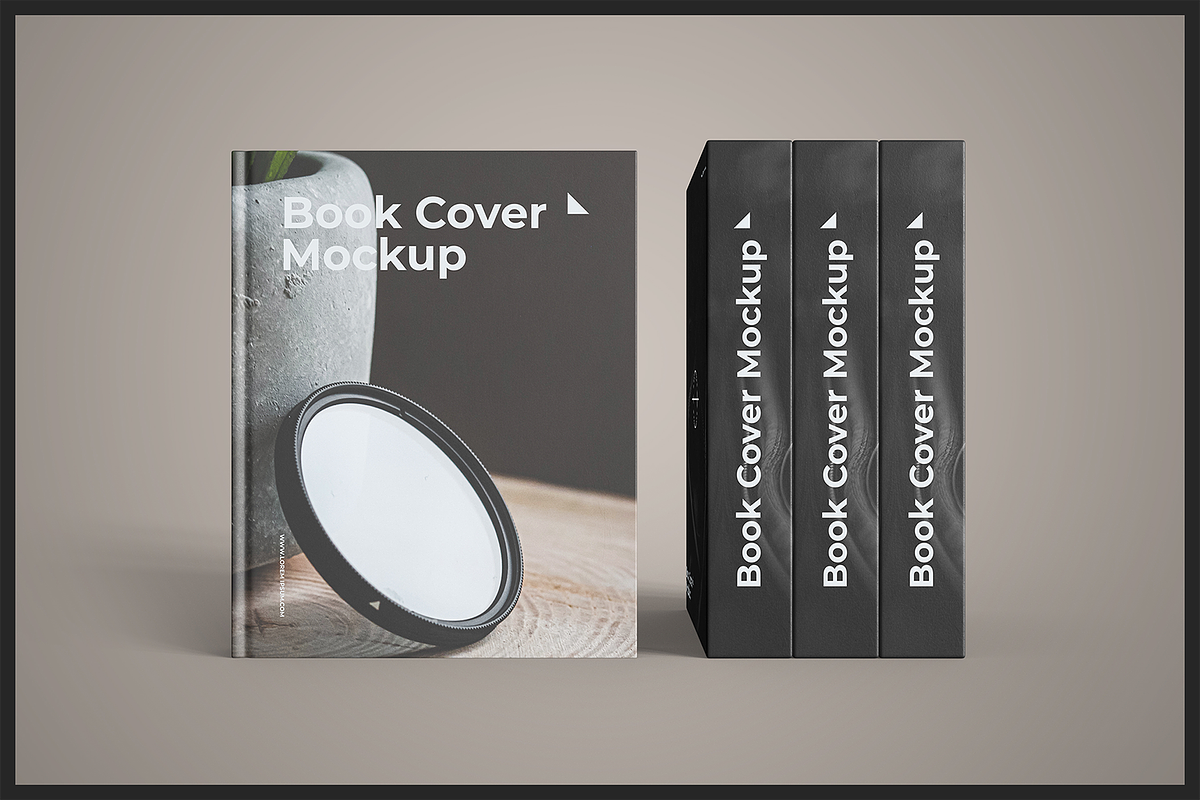 Hardcover Book Mockup with Slipcase, a Books & Magazine Mockup by Muhazdinata (Photo 8 of 12)