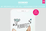 My Meowvelous Cat Digital Stickers, an Illustration by Sniff Design Studio (Thumbnail 3 of 3)