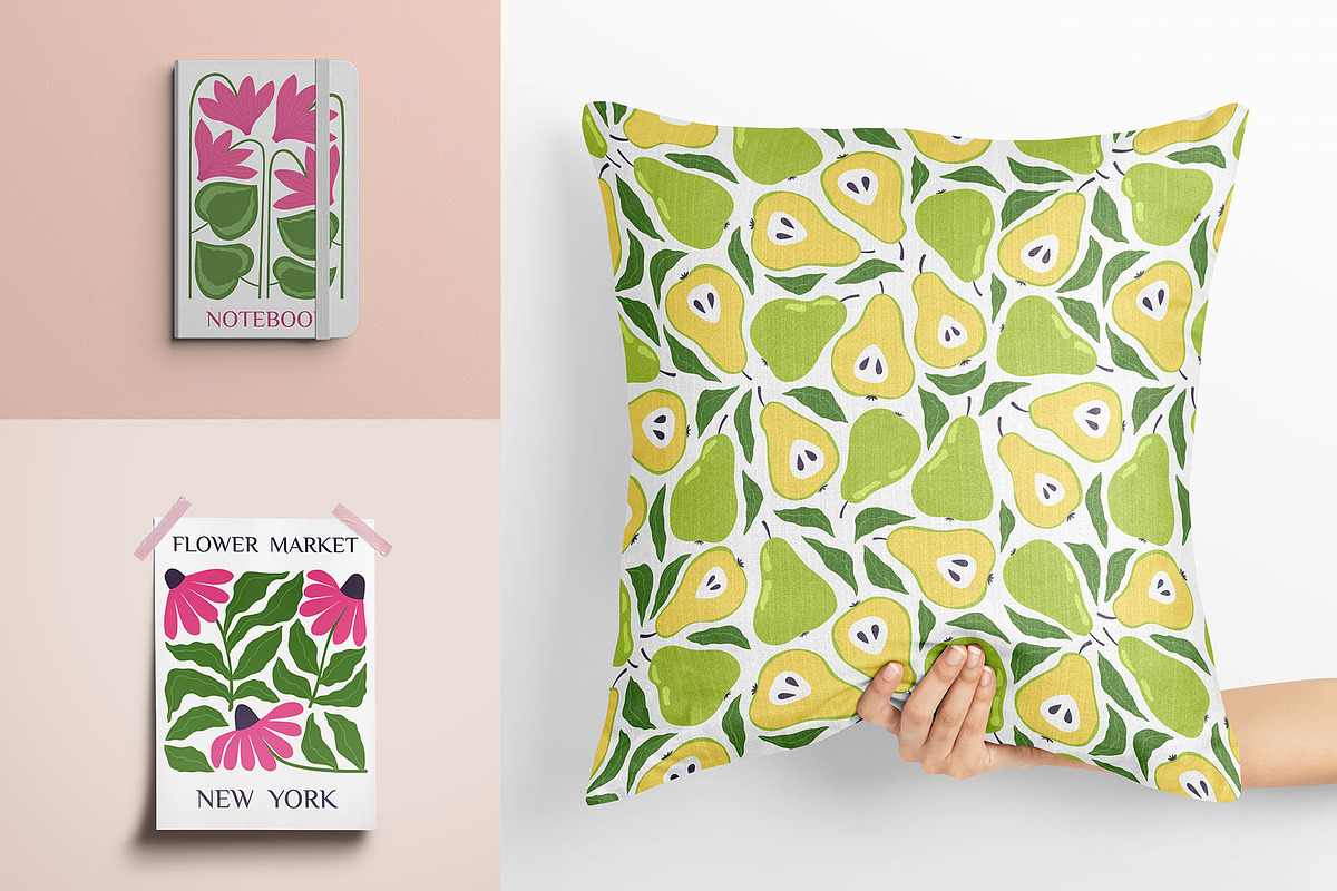 Modern Summer Posters | 204 elements, a Decorative Illustration by yarynabo (Photo 4 of 10)