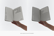 Stationery in Hands Mockups, a Books & Magazine Mockup by Feel This (Thumbnail 6 of 9)