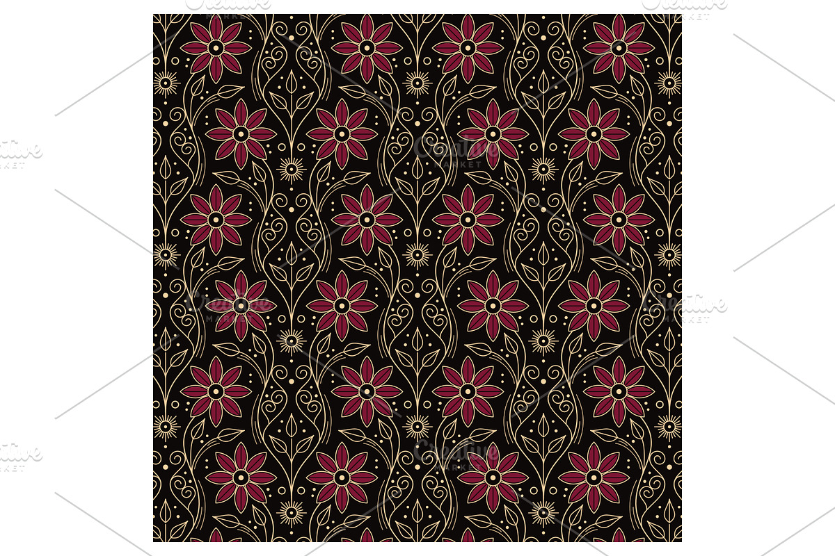 Elegant Art Deco Inspired Pattern, a Pattern Graphic by Creative Backgrounds (Photo 2 of 3)