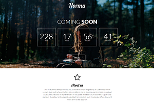 Norma - Coming Soon Template