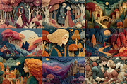 50 Fairytale Cut Paper Collages, a Person Illustration by Incomelion (Thumbnail 3 of 13)