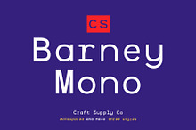CS Barney Mono – Monospaced Font