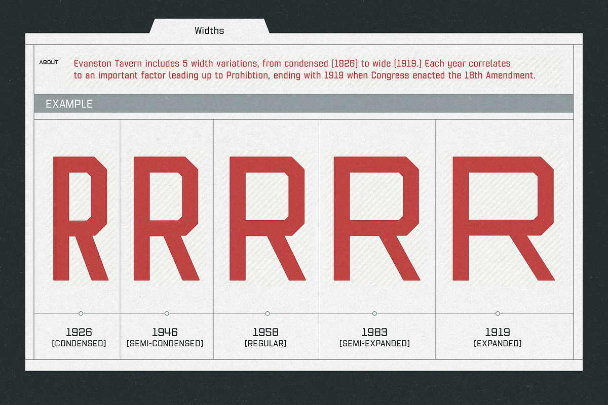 Evanston Tavern | 61 Font Family preview 8