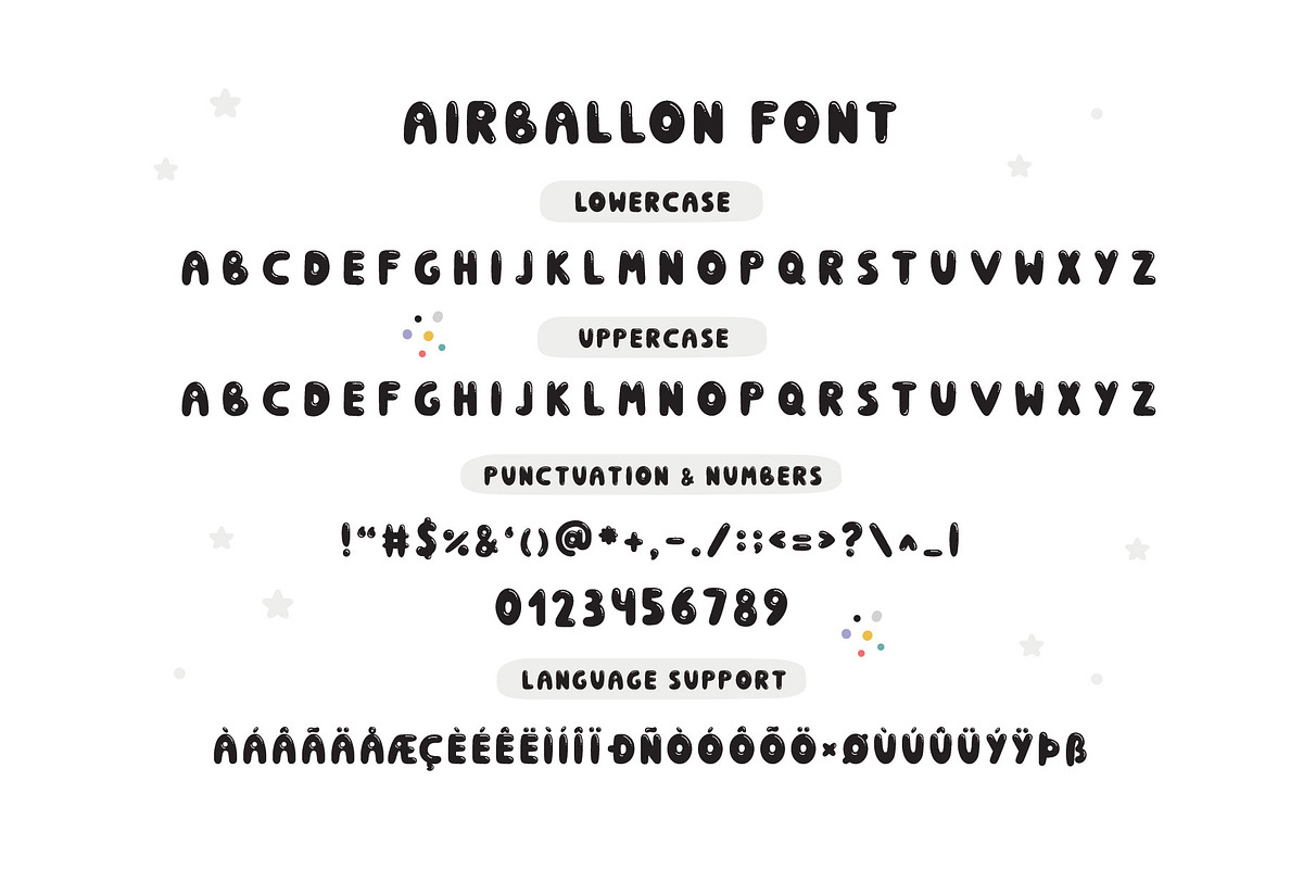 Airballoon Display Font, a Script Font by JuliyArt (Photo 4 of 7)