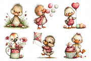 Pastel Easter Duckling Clipart, an Illustration by Daily.Designs (Thumbnail 5 of 8)