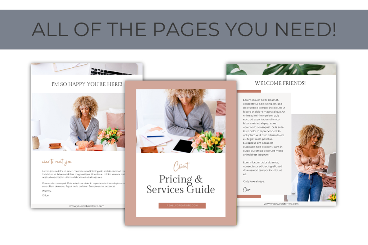 Chloe Richards Pricing&ServicesGuide, a Templates & Theme by Lady Boss Studio (Photo 8 of 9)