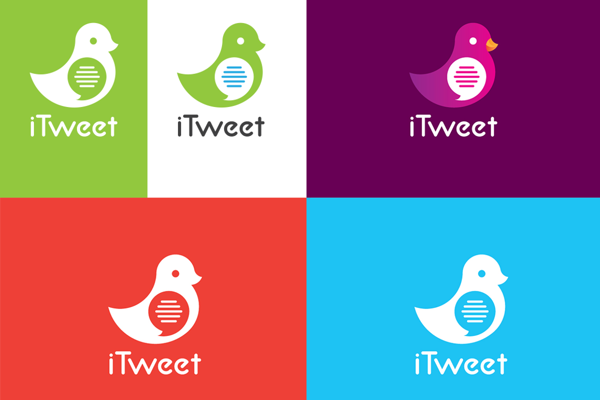 iTweet Logo Design, a Branding & Logo Template by Interbrand (Photo 3 of 4)