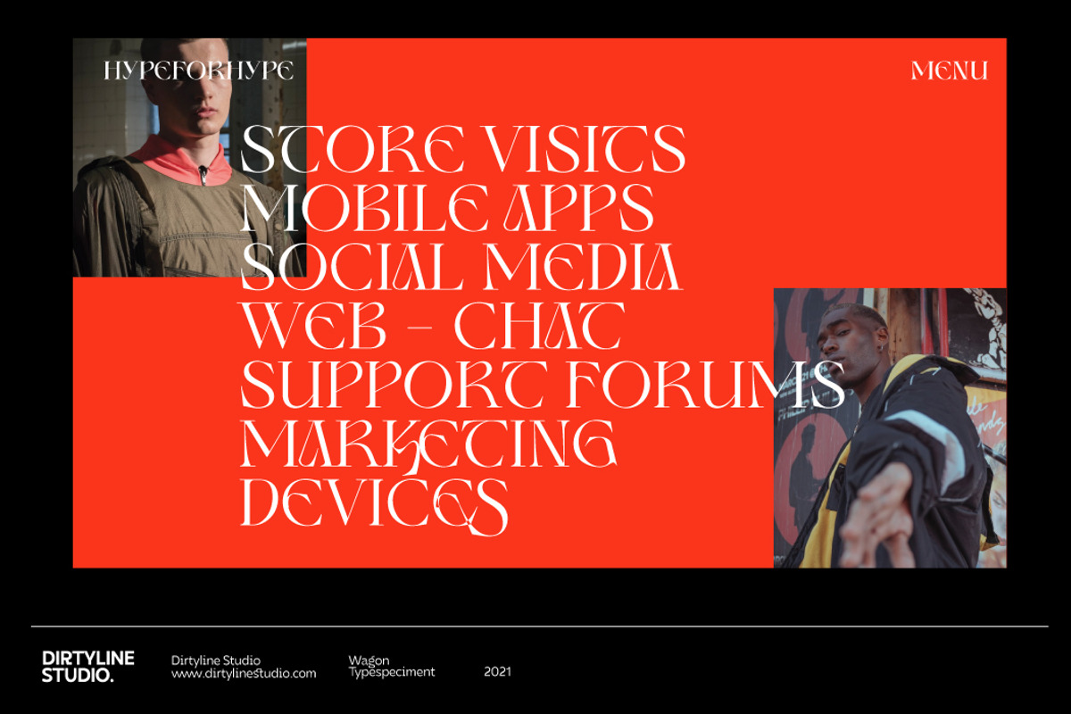 Wagon Display Serif+Italic, a Serif Font by Dirtyline Studio (Photo 16 of 20)